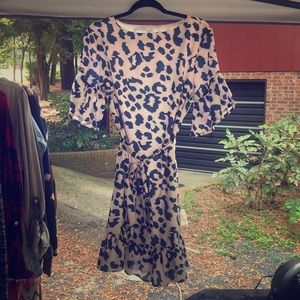 Leopard print dress